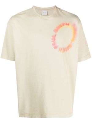 Paul Smith t-shirt en coton à logo brodé - Vert