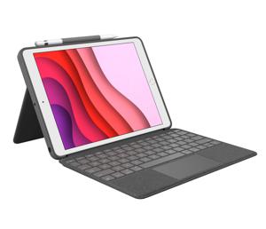 Logitech Combo Touch for iPad (7th generation) tablethoes QWERTY - UK layout