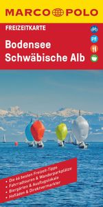 Wegenkaart - landkaart 41 Marco Polo Freizeitkarte Bodensee, Schwäbische Alb | MairDumont