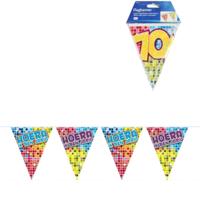 Folat vlaggenlijn blocks hoera ik ben jarig 3 meter | 24 stuks