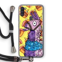 Loot Burger: Samsung Galaxy A11 Transparant Hoesje met koord