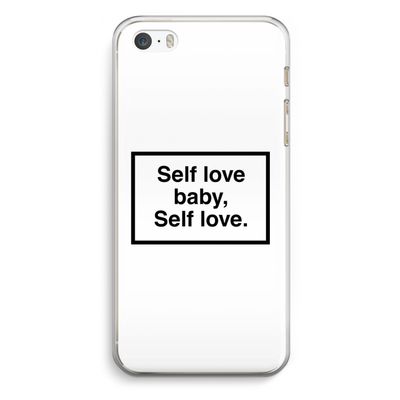 Self love: iPhone 5 / 5S / SE Transparant Hoesje