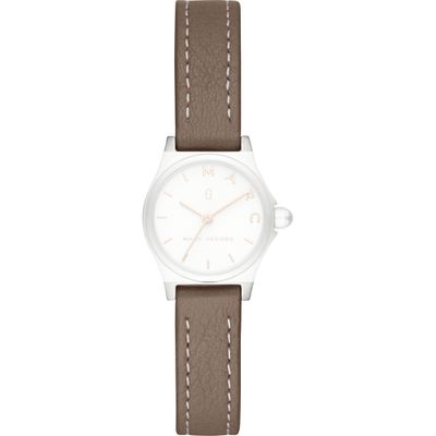 Horlogeband Marc by Marc Jacobs MJ1625 Leder Grijs 10mm