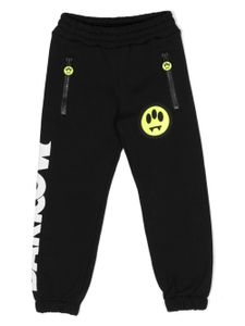 Barrow kids pantalon de jogging fuselé à logo imprimé - Noir