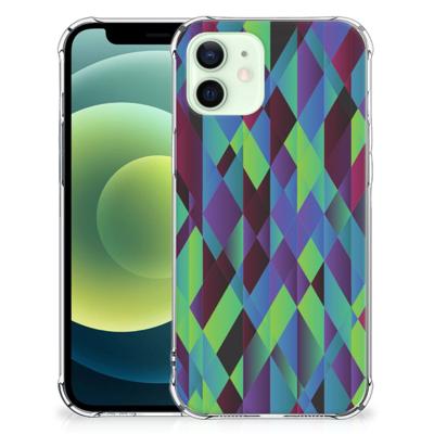 iPhone 12 Mini Shockproof Case Abstract Green Blue iPhone 12 Mini Shockproof Case Abstract Green Blue