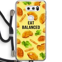 Eat Balanced: LG V30 Transparant Hoesje met koord