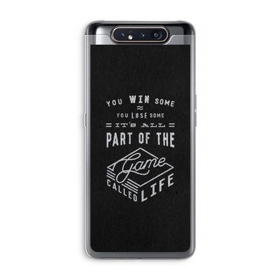 Life: Samsung Galaxy A80 Transparant Hoesje