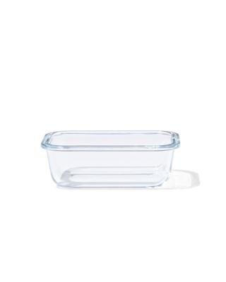 HEMA Voorraadbakje maat S glas zonder deksel (transparant)