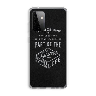 Life: Samsung Galaxy A72 Transparant Hoesje