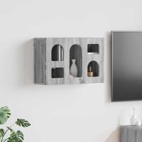 Hangkast met plank Grijs Sonoma 60 x 20 x 40 cm Bewerkt hout