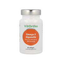 Omega-3 algenolie EPA 75mg DHA 150mg vegan 60 Vegetarische capsules