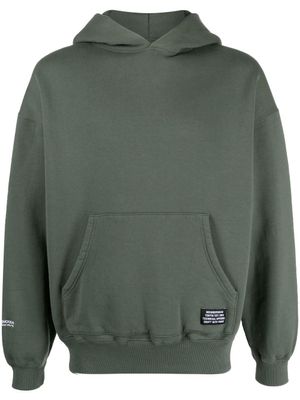 Neighborhood hoodie à patch logo - Vert