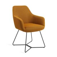 Jesper Home Eetkamerstoel 'Hiroo' Beehive Black, kleur Groovy Garam