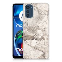 Motorola Moto E32/E32s TPU Siliconen Hoesje Marmer Beige - thumbnail