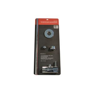 Universele Toiletkraan-Aansluitset In Blister Geb.Staal Aqua Splash