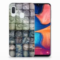 Silicone Back Cover Samsung Galaxy A20e Spijkerbroeken - thumbnail