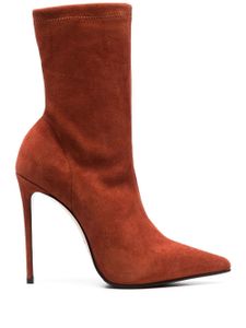 Le Silla bottes Eva 120 mm en daim - Orange