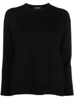 'S Max Mara pull en maille à manches longues - Noir