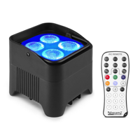 BeamZ BBP94W verticale LED par op accu RGBWA+UV WDMX