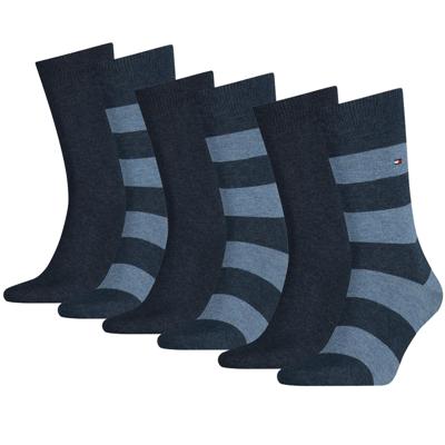 Tommy Hilfiger Sokken Heren 6-pack Rugby Jeans-39/42