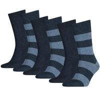 Tommy Hilfiger Sokken Heren 6-pack Rugby Jeans-43/46 Tommy Hilfiger Sokken Heren 6-pack Rugby Jeans-43/46