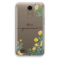 Gele bloemen: LG K10 (2017) Transparant Hoesje Gele bloemen: LG K10 (2017) Transparant Hoesje