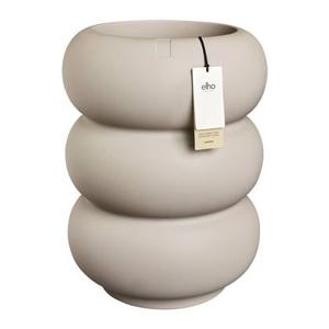 Elho Amber Roll High 43 - Balanced beige - Ø 43 x H 58 cm - Binnen en Buiten - 100% gerecycled