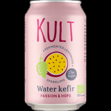 Kult Sparkling Water Kefir Passion & Hops 33 cl bij Jumbo