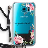 Rozen: Samsung Galaxy S6 Transparant Hoesje met koord