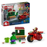 LEGO MARVEL 76287 Iron Man met fiets en de Hulk