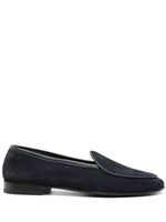 Scarosso Nils suede loafers - Bleu - thumbnail