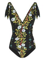 ETRO maillot de bain à fleurs - Noir