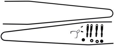 CONTEC Ct strut set f. splash prot. 35mm 28" black