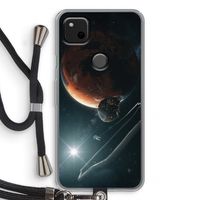 Mars Renaissance: Pixel 4a Transparant Hoesje met koord