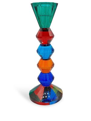 Les-Ottomans porte-bougies à ornements en cristal (22 cm) - Vert