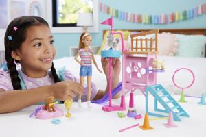 Mattel Family & Friends - Stacie's Puppy Playground pop