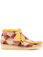 Clarks Originals bottines Wallabee à motif en jacquard - Jaune