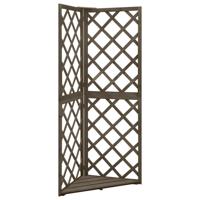 VidaXL Latwerk hoekmodel 50x50x145 cm massief vurenhout