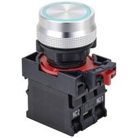 TRU COMPONENTS TC-10091060 ONPOW26-11ZE/B/12V Drukschakelaar 250 V 5 A 1x aan/aan Continu Blauw IP40 1 stuk(s) - thumbnail