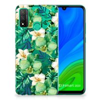 Huawei P Smart 2020 TPU Case Orchidee Groen