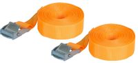 Carpoint spanbanden met gesp 4,5 meter 250 kg oranje 2 stuks - thumbnail
