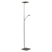 Masterlight Vloerlamp uplighter Denia 1 met leeslamp 1886-37-DW