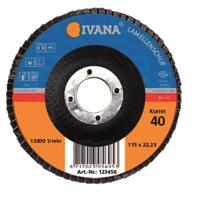 Ivana Silverline metaal lamellenschijf 115 mm k60