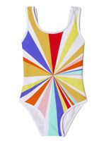 Nessi Byrd Kids maillot de bain à motif graphique - Blanc