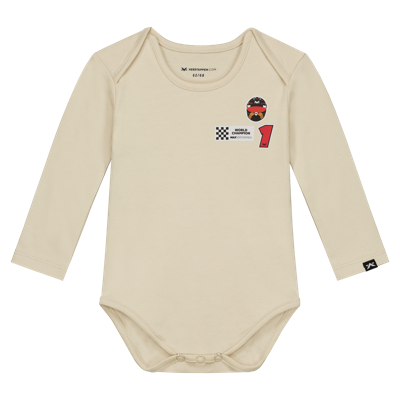 MV Baby - Romper - Longsleeve - Creme - 86 / 92 - Max Verstappen
