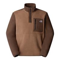 The North Face Yumiori 1/4 Zip Fleece Heren Latte/Smokey Brown/TNF Black M