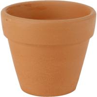 Creativ Company Bloempot, h: 8 cm, d 9 cm, 24 stuk/ 1 doos