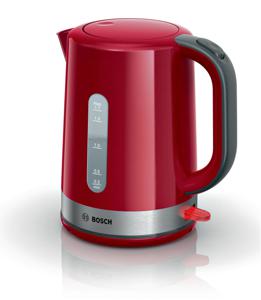 Bosch TWK6A514 waterkoker 1,7 l 2200 W Grijs, Rood