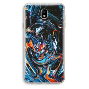 Black Unicorn: Samsung Galaxy J7 (2017) Transparant Hoesje