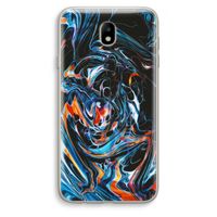 Black Unicorn: Samsung Galaxy J7 (2017) Transparant Hoesje